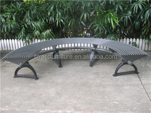 Cast Iron Metal Tree Surround Bench With Polyester Powder Coating