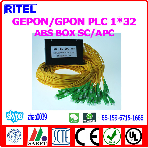 GEPON/GPON plc splitters_1x32 abs box
