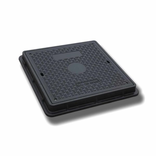 Anti Skid Surface Corrosion Resistant Lightweight Composite Manhole Cover for Pedestrian Walkways and Road Safety