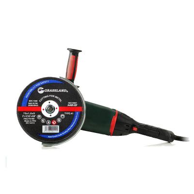 Metal abrasivo da polegada 75mm da pastagem 80m/s 3 que corta discos