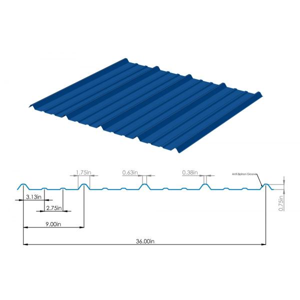 Америка Горячая продажа 26-29 Gauge AG Panel Metal Roof Sheet Roll Формирующая машина