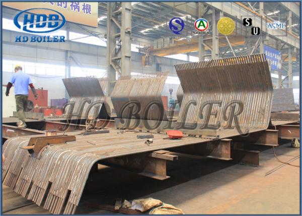 ASME Boiler Pressure Parts Water Wall Panels For Sugar Mill Automatic submerged arc welding