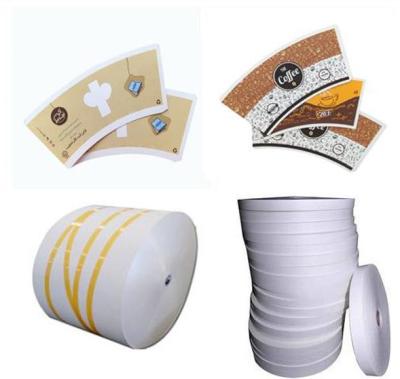 o copo de papel de 170g 190g que faz o Pe da matéria prima revestiu o rolo do copo de papel