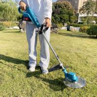 21v Trimmer de grama a bateria elétrica, cortador de escovas, cortador de cordas sem fio