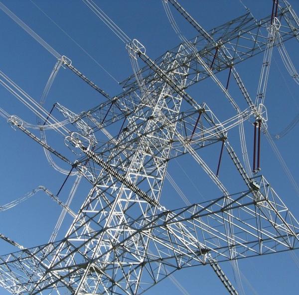 Galvanized Angle Steel 11KV 33KV 132KV 220KV Transmission Tower