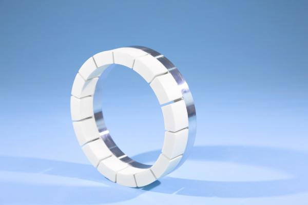 Advanced anti-wearing high quality purity 95% alumina ceramic finishing ring