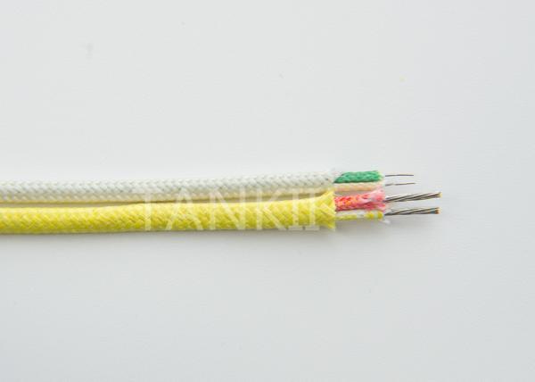 Stranded Cores Compensating Cable For K Type Thermocouple 24AWG With PTFE / Stainless Steel Screen
