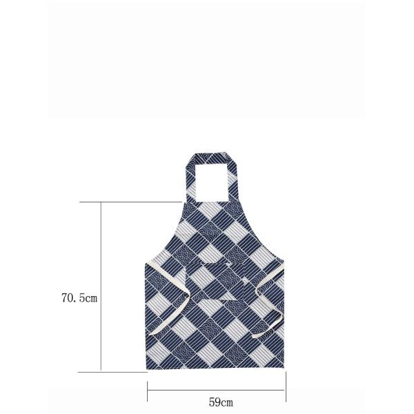 Unisex Adjustable Bib Aprons with Water and Oil Resistance Hand Drawn Printing Methods