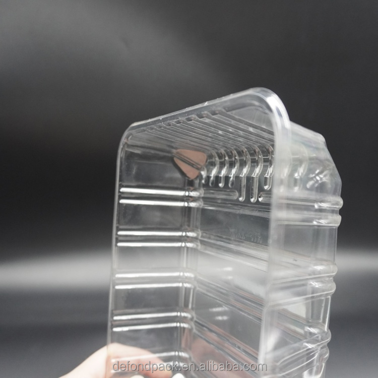 Custom Plastic Blister Packing Box Food, Eco-friendly High Gloss Food Grade PET Blister Tray Packing Box for Fruit&Vegetable