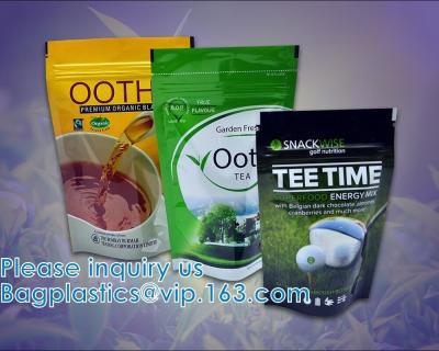 Aluminum Foil Bags, Stand-Up, Resealable, Vacuum Sealable, Leak-Proof Pouch, Mylar Bags, Storage Package