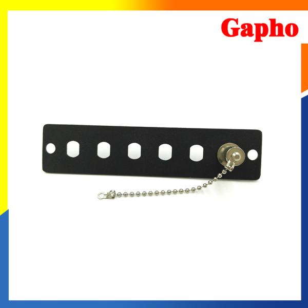 6 Port Optical Fiber Distribution Frame ST Adapter Metal Panel