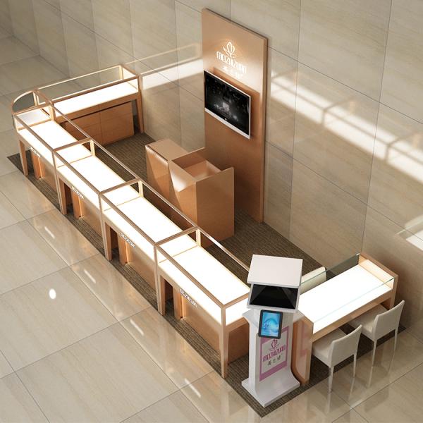 Large Jewelry Display Case Kiosk Jewelry Display For Retail Store / Supermarket