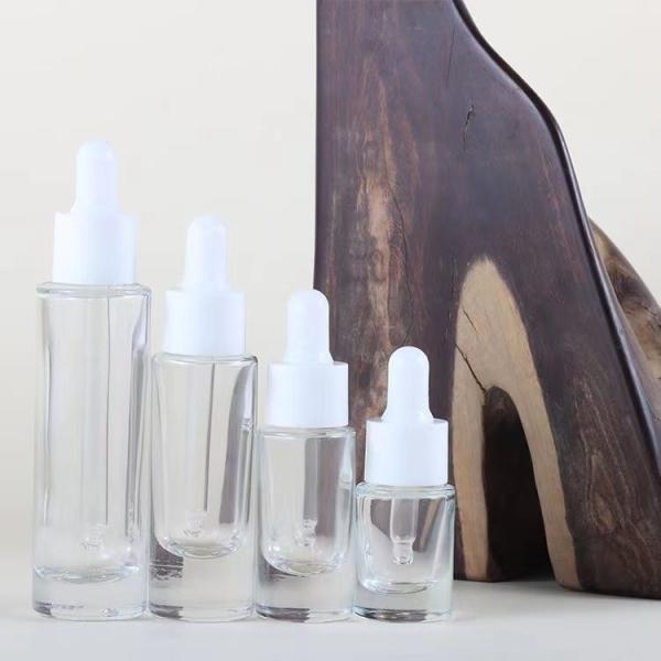 Bouteille en verre 5ml 10ml 30ml de solution mince d'essence de GV transparente