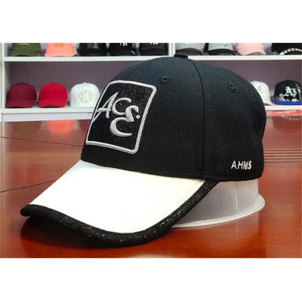 Unisex 3D Embroidered Baseball Caps ACE Adjustable Metal Back Closure