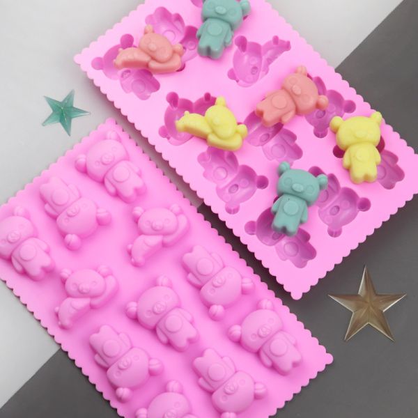 Hand Wash Only Silicone Koala Bear Shape 1 Piece Cake Chocolate Mold Perfect for Baking Chocolates