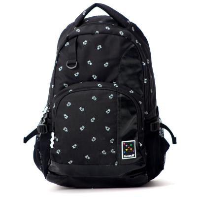 Heavy Duty  Laptop Outdoor Sports Backpack Printed Polyester Leisure For Students