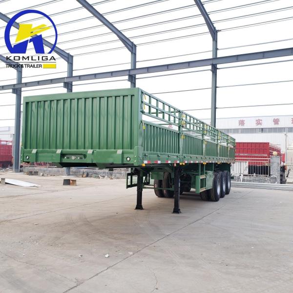 3 Axles 13m Animal Livestock Fence Semi Trailer with Fuwa Axle and 12.00r20 Tires