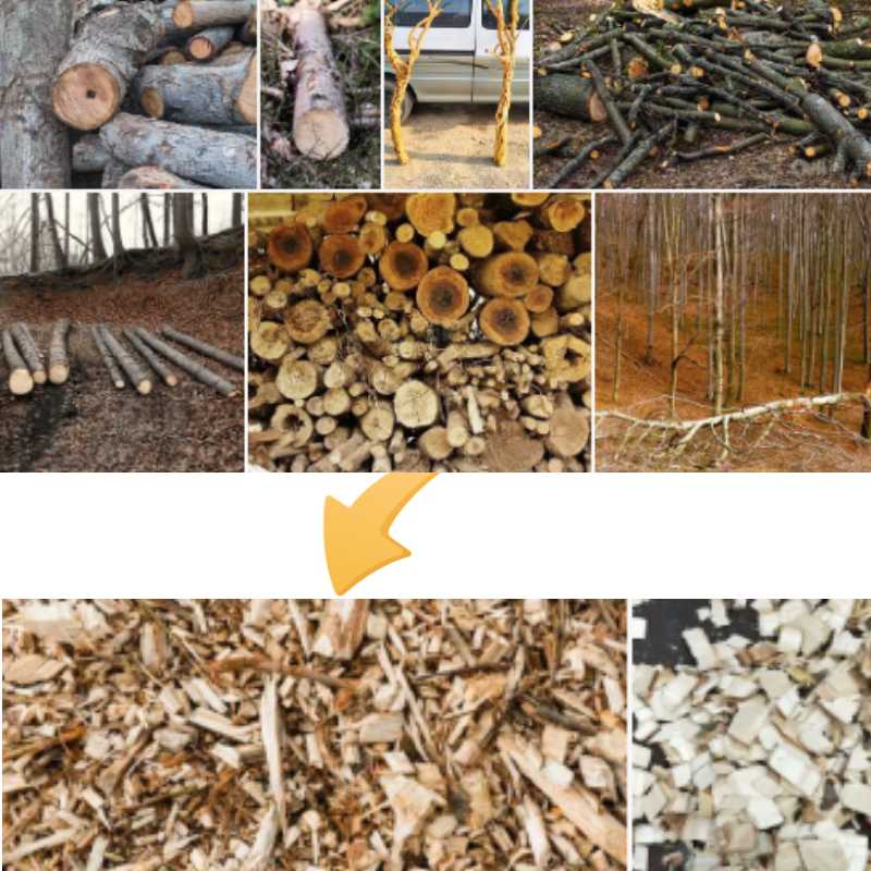3-30kw подгоняло деревянного точильщика ветви дерева Shredding машины коммерчески