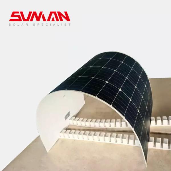 166mmx166mm Tamanho da célula 12V 2000W 1000W 450W Painéis solares de película fina