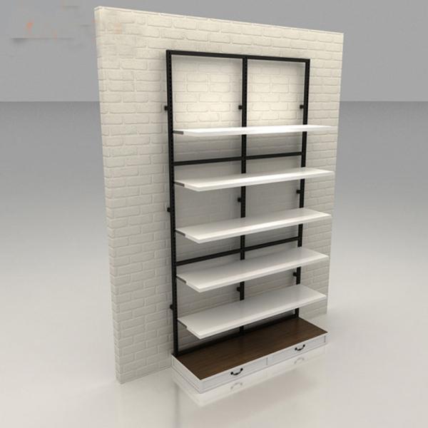 Modern Transparent Display Pegboard Stand for Sneaker Storage and Clothing Display