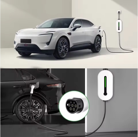 Portable EV Car Charger with 16A 220V Output Compatible with Type 2 Electric Vehicles for On the Go Charging Solutions