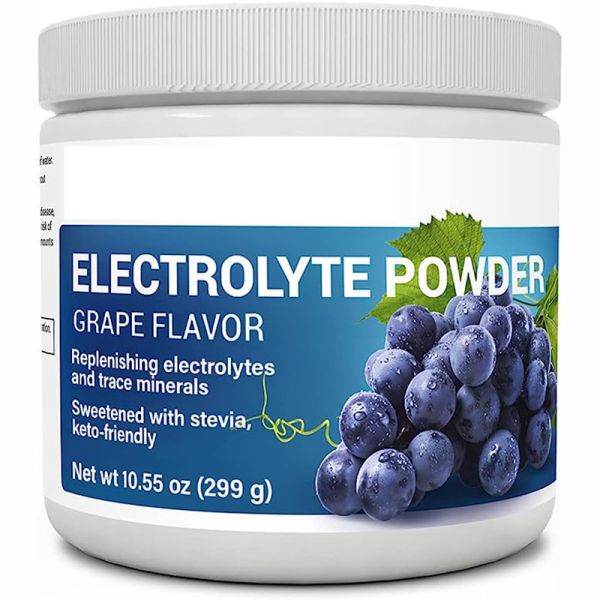 Private Label Hydration Electrolyte Powder Summer Energy Vitamin Drink With Natural Grape Flavor