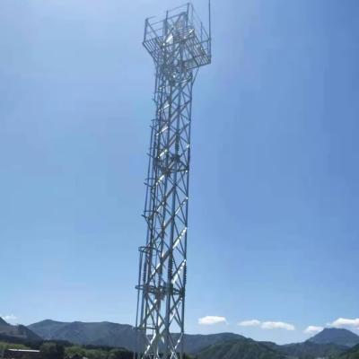 镀锌钢5g Wifi自支撑塔微波无线天线电信塔格子角钢塔