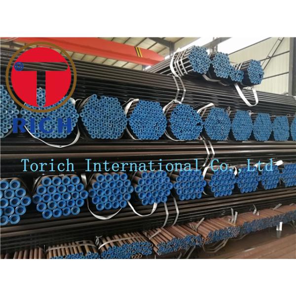 Round Erw Q235 Welded Steel Tube , Black Painted Erw Steel Pipe Gb/t9711-2011 Psl1