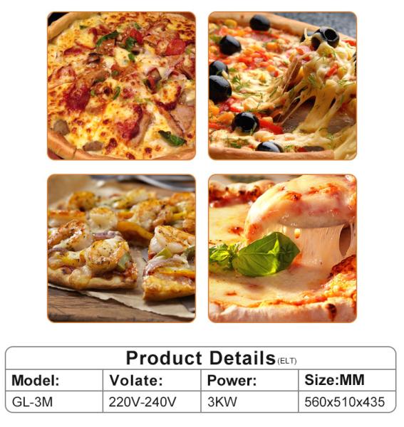 Churrasqueira de cura cerâmica DTF Midea Microondas Fogão de pizza Forno Industrial Fabricação de pão
