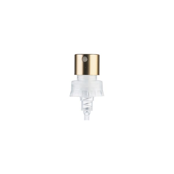 13mm 15mm 18mm 20mm Shiny Silver Gold Aluminum Shell Crimpless Perfume Atomizer Fine Mist Sprayer