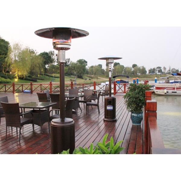 Mushroom Fire Sense Outdoor Gas Patio Heater 13KW 2200mm Height 813mm Reflector