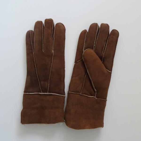 S M L XL Womens Sheepskin Leather Shearling Gloves