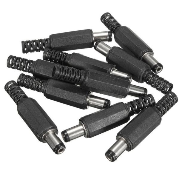 Male and Female BNC Solder DC Power Plug Socket Jack Connector with Rated Current 2A