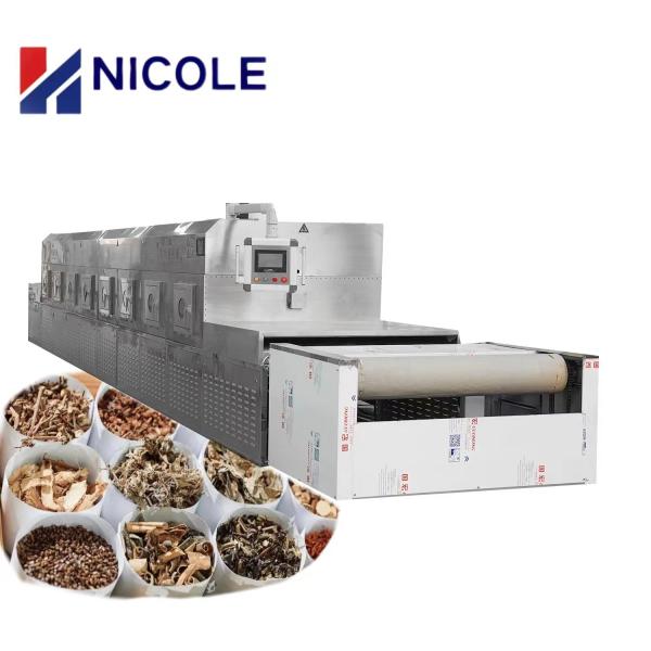 Tipo industrial inoxidável micro-ondas Herb Leaves Dryer Machine da correia transportadora da venda quente