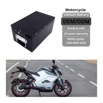 High Power Electric Motorcycle Lithium Battery 72V 80Ah Lithium Battery Long Range