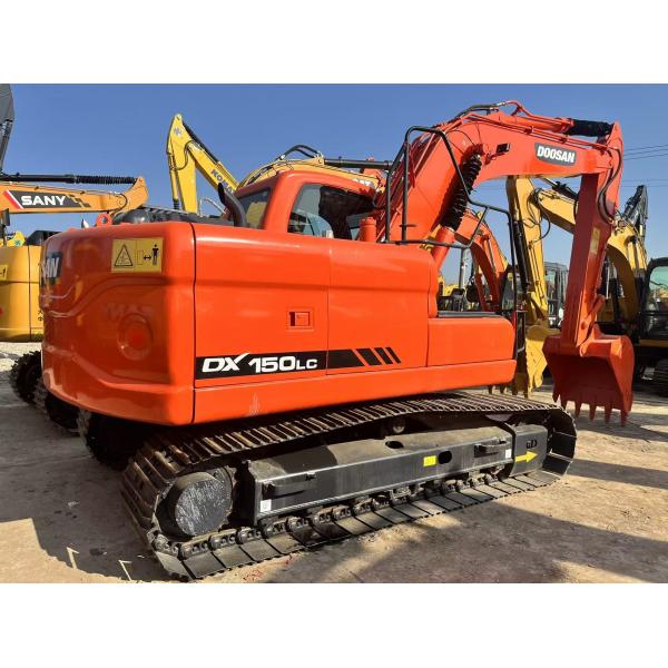 Original Doosan Made In Korea 15ton Crawler Excavator Doosan Dx150 Used Hydraulic Crawler Excavator