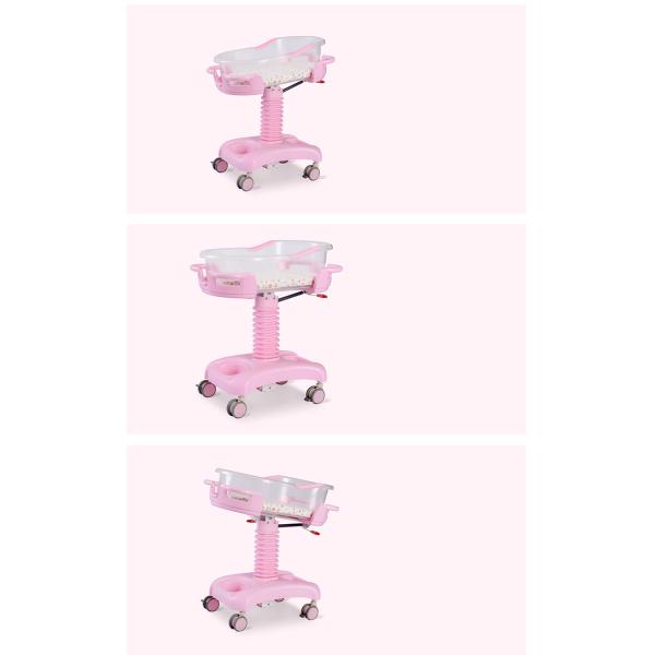 Hydraulic Multifunction Adjustable Newborn Medical Bed ICU Children Pediatric Bed ABS Plastic Baby Hospital Crib