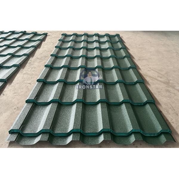 6 rib trapezoidal and 6 rib bamboo tile double layer roll forming machine in Romania 2 layer roll forming machine