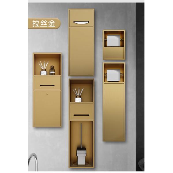 Modern Metal Shower Niche Wall Mounted Stainless Shower Niche