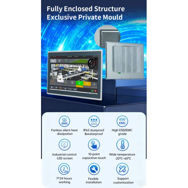 New Factory Price 27 Inch 3840*2160 4K Embedded Open Frame Panel Mount Capacitive Touch Screen Monitor LCD Display Industrial