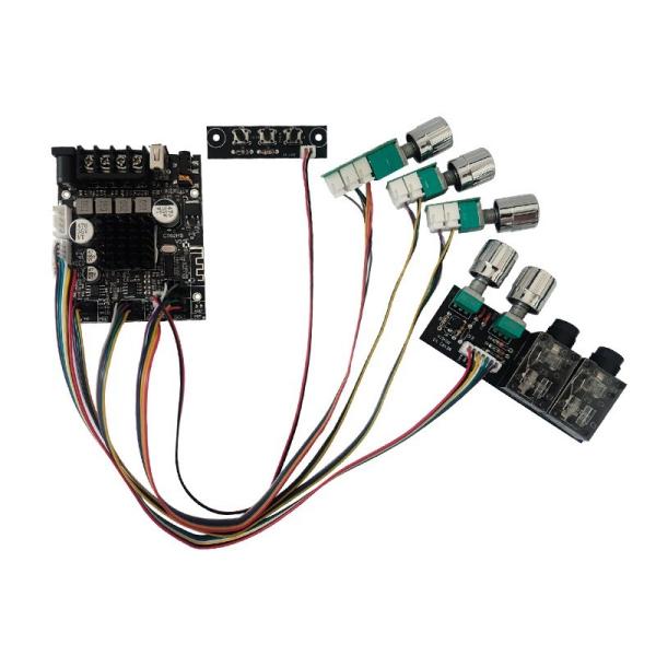 2.0 каналы ZK-AM100F BT совместимый цифровой аудио HiFi стерео двойной класс D 50Wx2