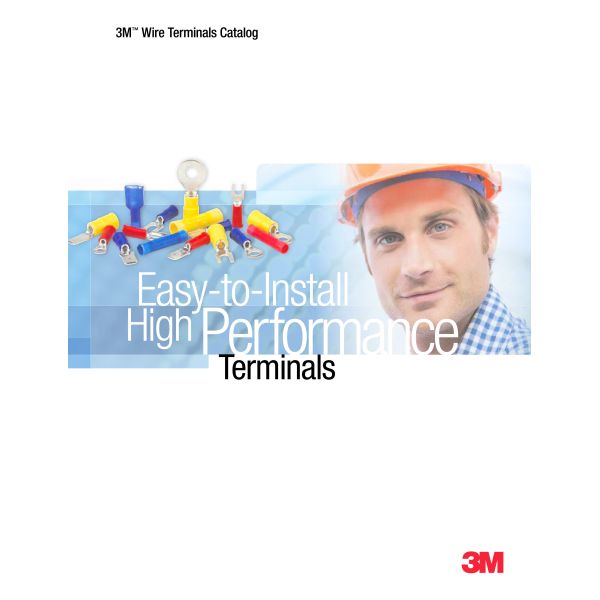 Versatile electrical terminals 3M MVU18-187DFX-BOTTLE with multiple insulation and barrel style options