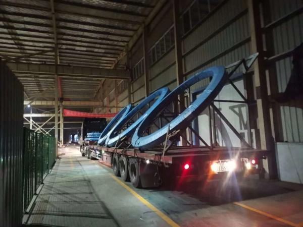 Outer Gear Double Row Ball Slewing Bearing Same Diameter Large Size