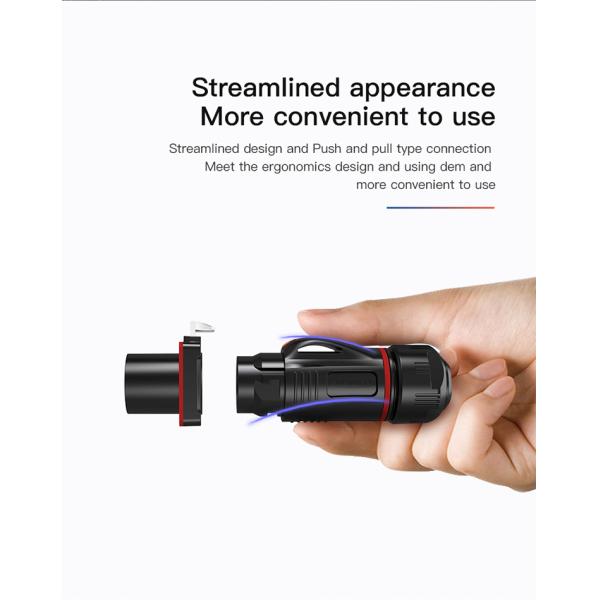 CNLINKO BD24 Plastic 19 Pin Industrial Waterproof Cable Panel Mount Connector