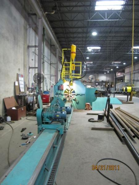 City Plaza Light Pole SAW Welding Machine Traffic Light Hydraulic Clamping Pole Sewing Machine by Flux Recovery System