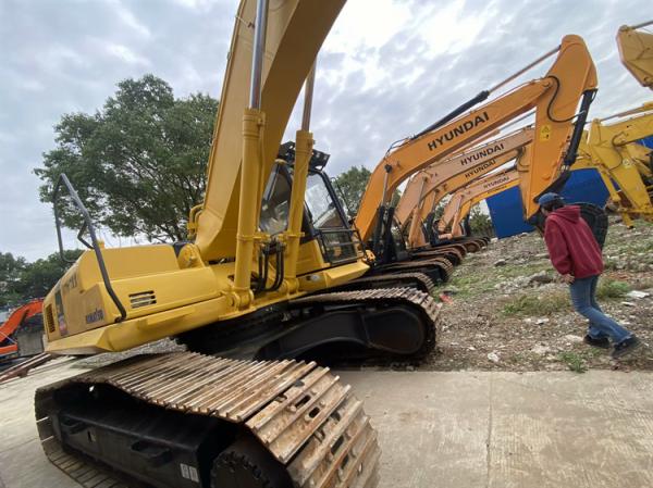 Excavadora usada Komatsu PC350 PC350-8 Excavadora de equipamento de movimentação de terra de 35 toneladas