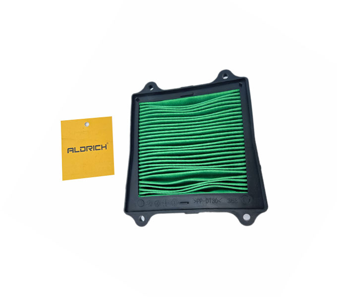 Pulsar NS200 Air Filter, High-Flow Metal Mesh Motorcycle Intake Cleaner for Bajaj 200NS
