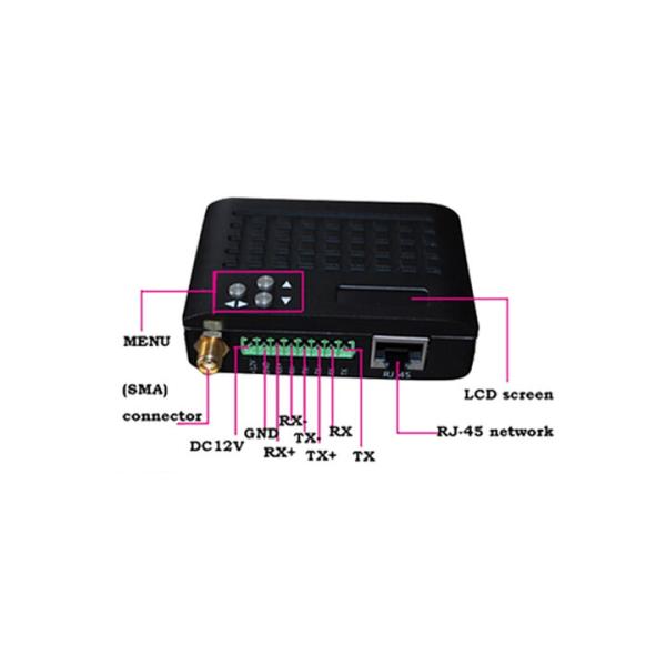 2.4GHz TDD COFDM Wireless Two way Video Data Transceiver uav video link manufacturers