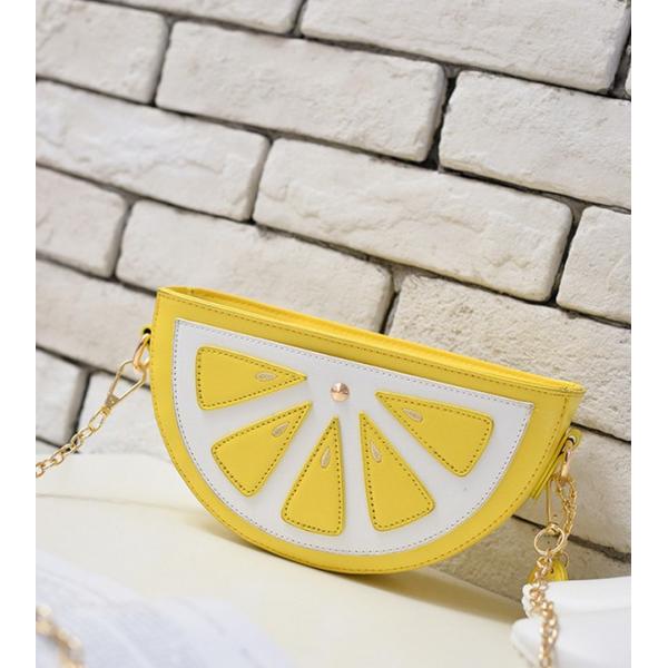 Cute cartoon fruit watermelon fresh lemon package 2016 new chain shoulder bag diagonal female packet