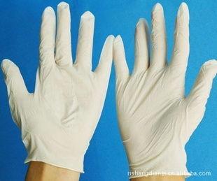 Stretchable Latex M Disposable Examination Glove